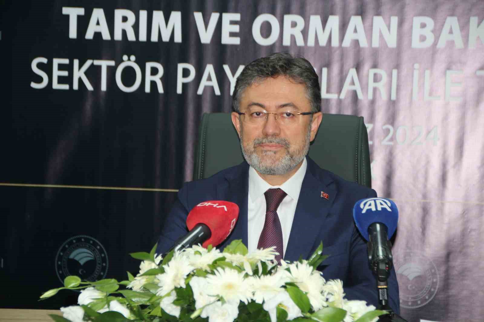 Tarım ve Orman Bakanı Yumaklı: “Gıda milliyetçiliği diye bir kavram ortaya çıktı”