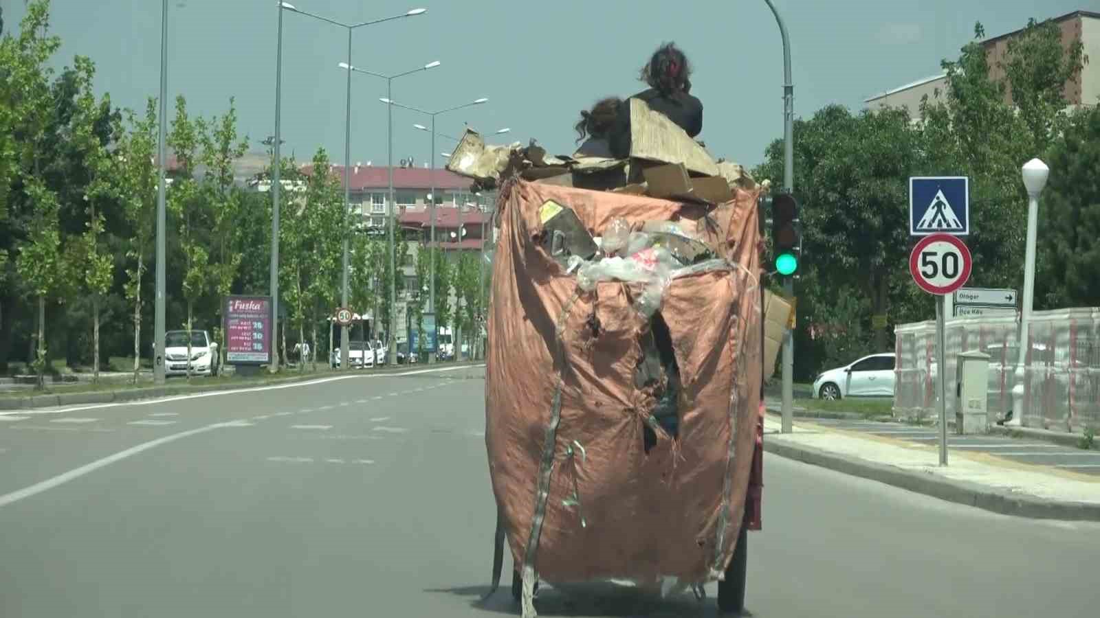 Tehlikeli yolculuk kamerada