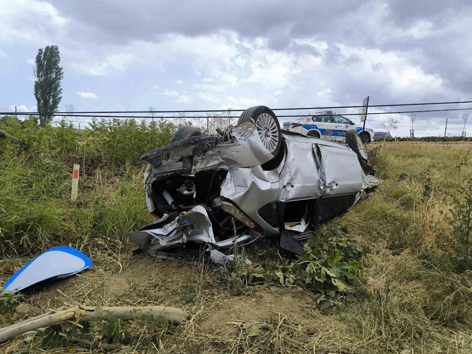 Tekirdağ’da iki otomobil çarpıştı: 4 yaralı