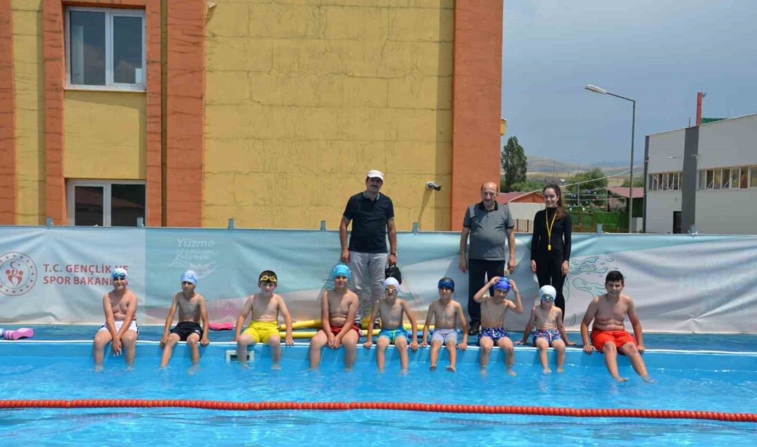 TERCAN’DA YÜZME KURSU AÇILDI