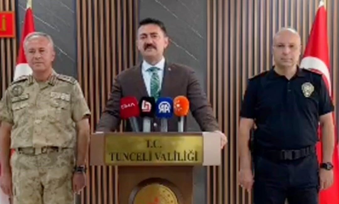 TUNCELİ VALİSİ BÜLENT TEKBIYIKOĞLU,