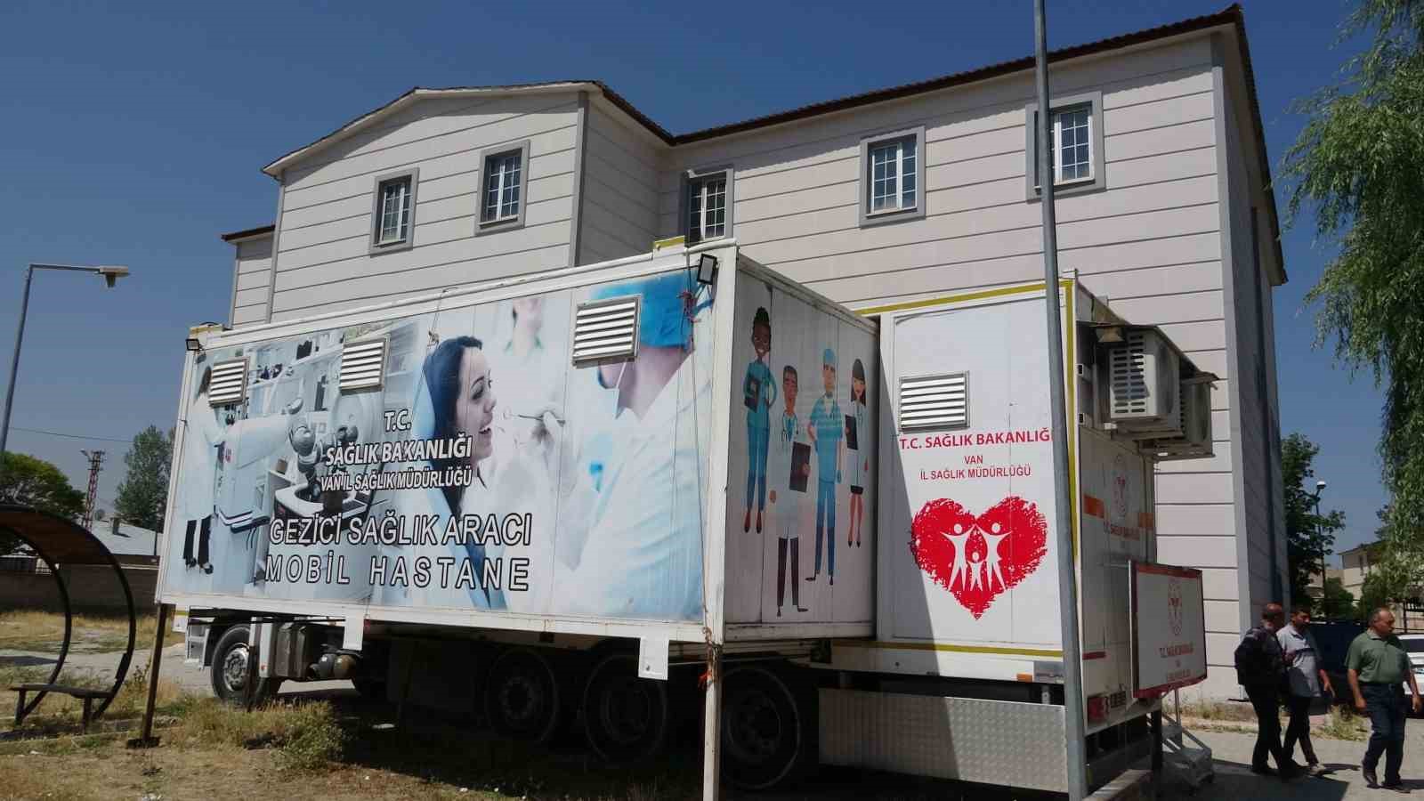 Van’da mobil tırla mahalle mahalle kanser taraması yapılıyor