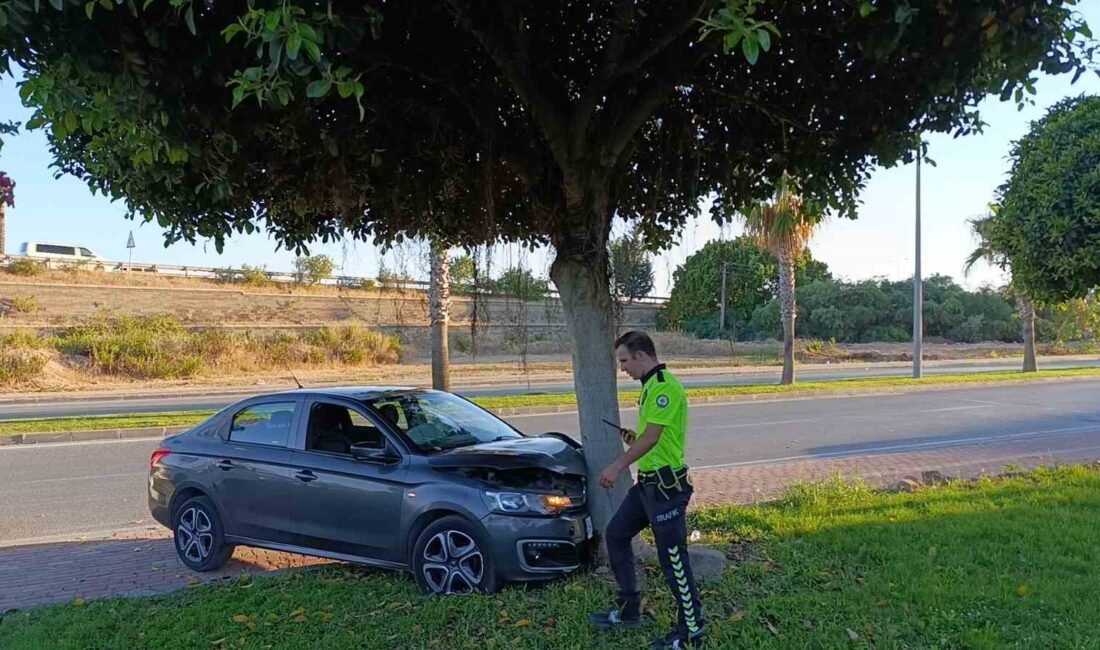 MANAVGAT’TA AĞACA ÇARPARAK KAZA