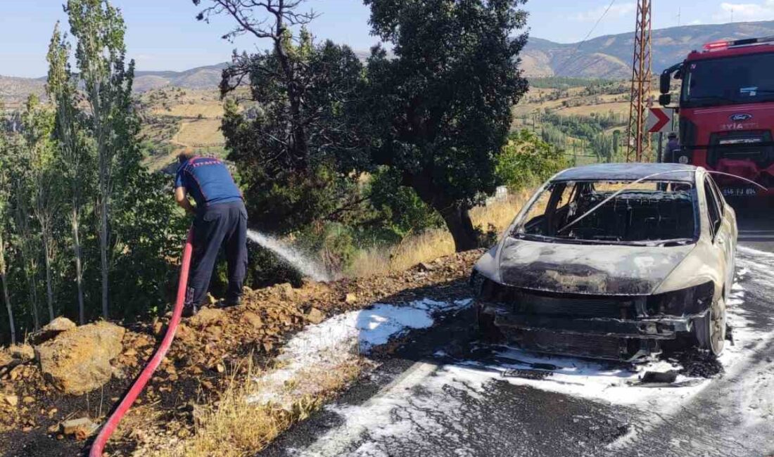 KAHRAMANMARAŞ'TA BİR OTOMOBİLDE ÇIKAN