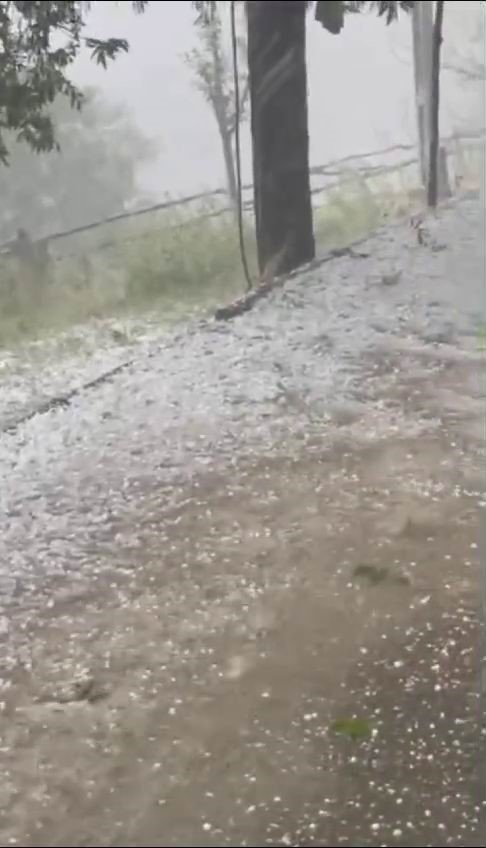 Yazın ortasında Tunceli’yi dolu vurdu