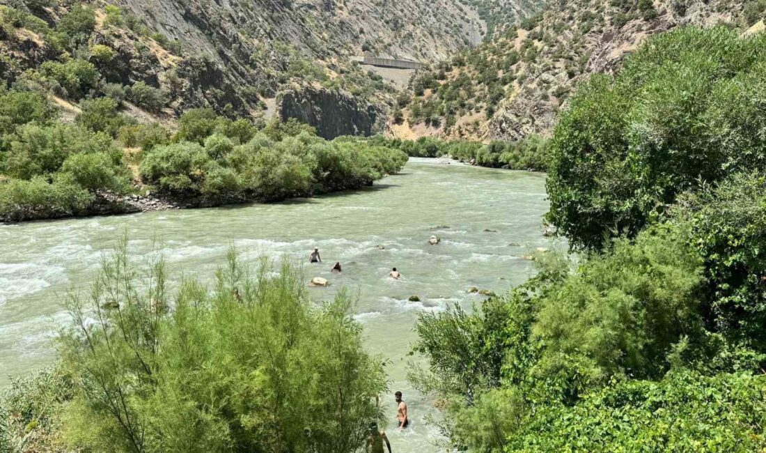 HAKKARİ'DE ZAP SUYU'NDA SERPMEYLE