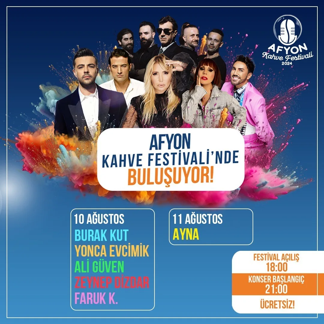 Afyon Kahve Festivali’nde 90’lar rüzgârı esecek