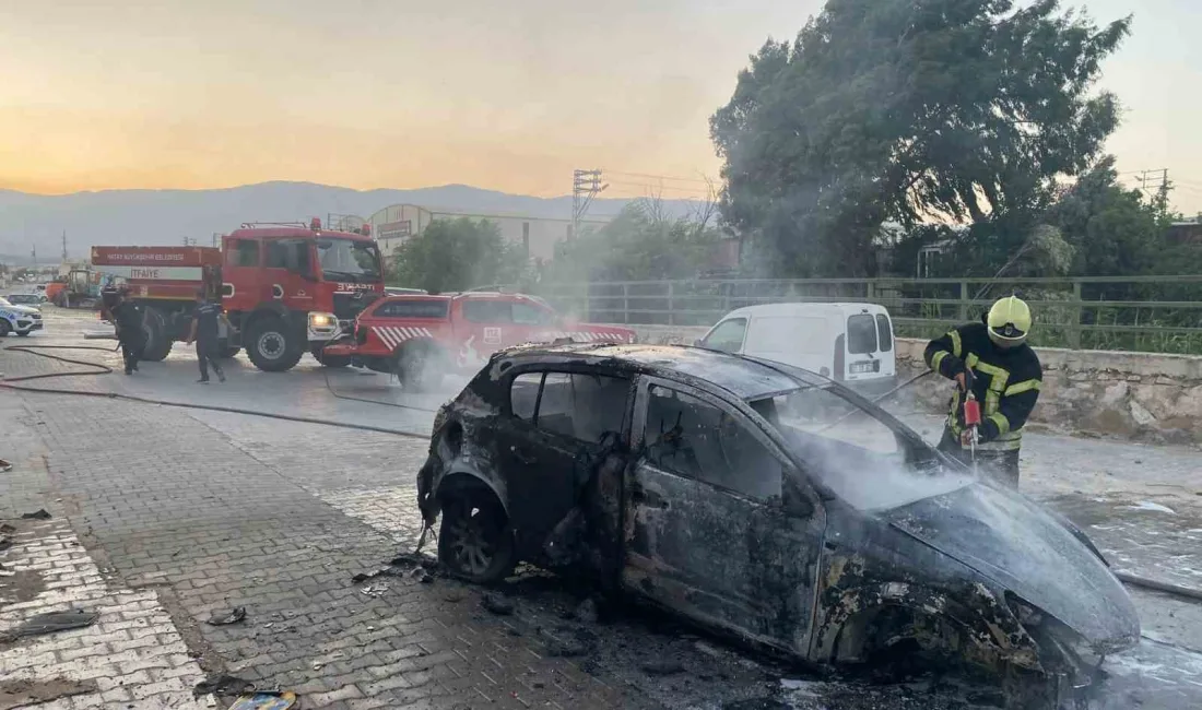 HATAY’DA ÇÖPTE ÇIKAN YANGINDAN