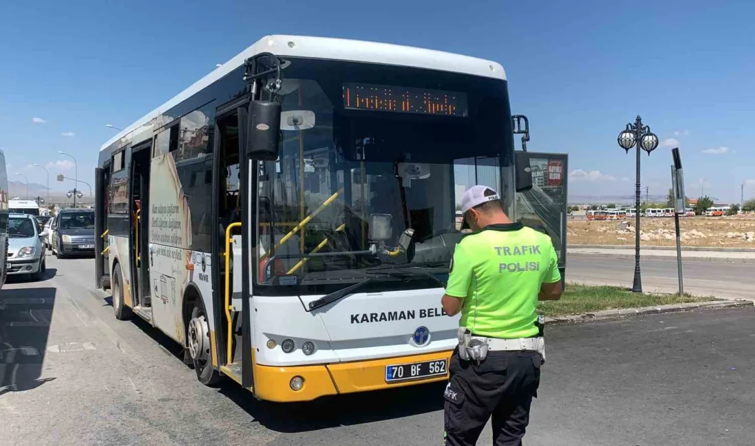 KARAMAN’DA ANİDEN YOLA ÇIKAN