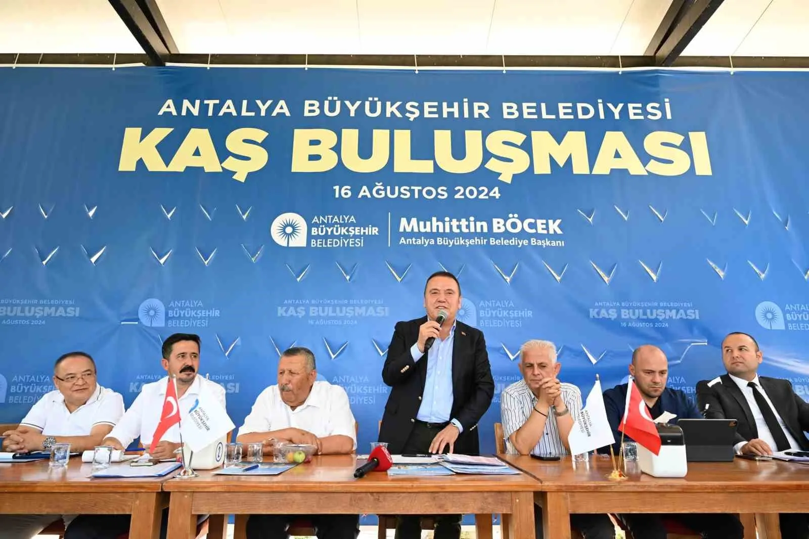 Antalya Büyükşehir Belediye Başkanı Böcek: “Kaş’ın 50 yıllık su sorununu çözeceğiz”