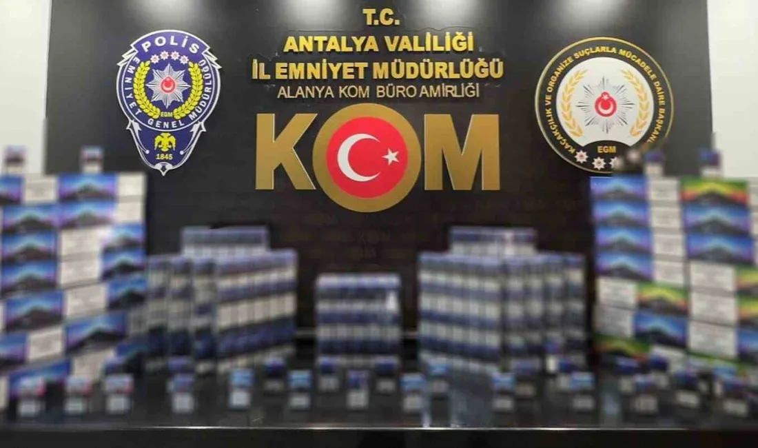 ANTALYA’DA YAPILAN OPERASYONLARDA, SERİK’TE