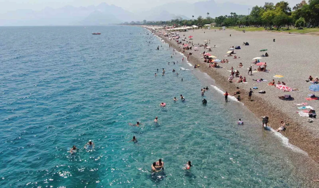 ANTALYA'DA HAVA SICAKLIĞI TERMOMETREDE