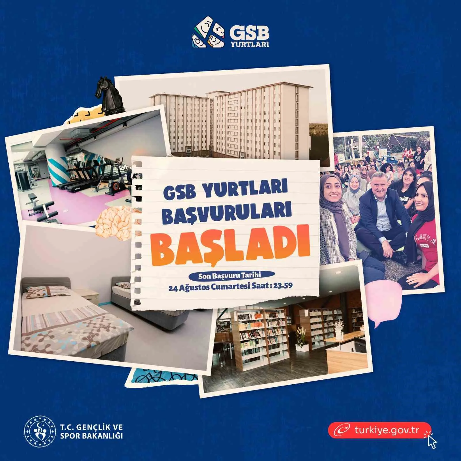 GENÇLİK VE SPOR BAKANI DR. OSMAN AŞKIN BAK, YÜKSEKÖĞRENİM ÖĞRENCİLERİ