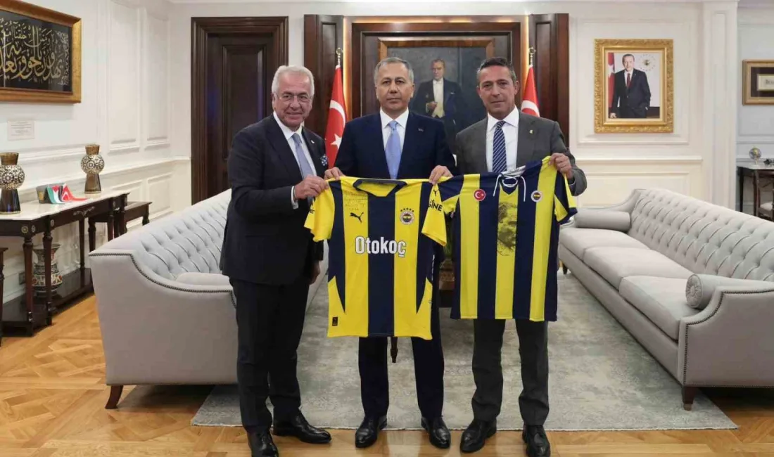 İÇİŞLERİ BAKANI ALİ YERLİKAYA, FENERBAHÇE SPOR KULÜBÜ BAŞKANI ALİ KOÇ