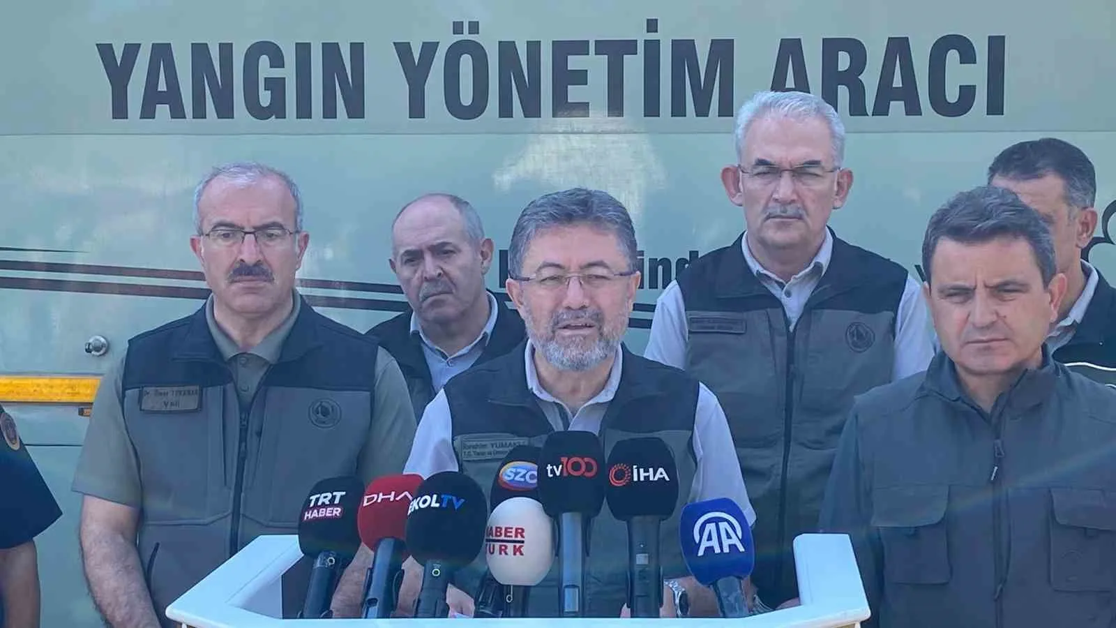 Bakan Yumaklı: “Yangın kontrol altına alındı”