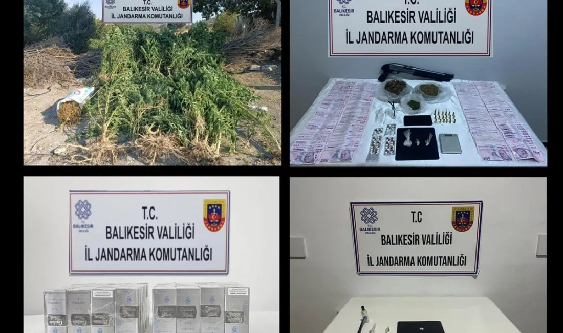 BALIKESİR'DE KAÇAKÇILIK VE UYUŞTURUCU