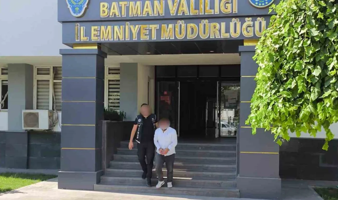 BATMAN'DA BİR ŞAHIS ÜZERİNDE