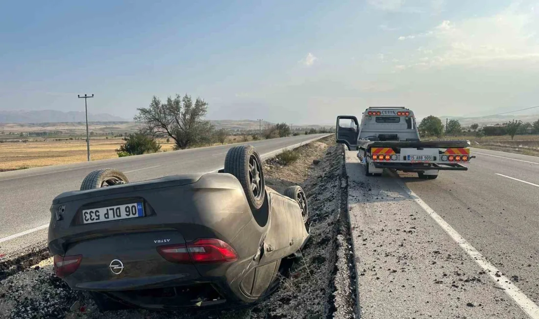 BURDUR-FETHİYE KARAYOLUNDA SEYİR HALİNDEKİ