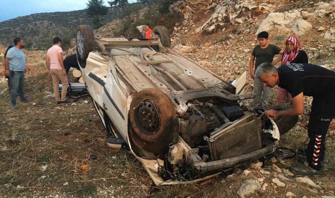 BURDUR’UN BUCAK İLÇESİNDE YAĞIŞ