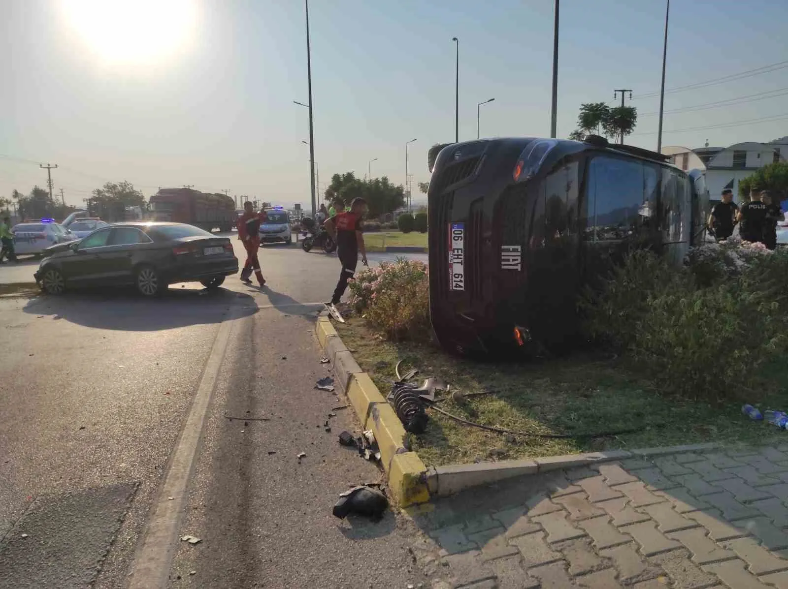 Çamköy’de trafik kazası: 7 yaralı