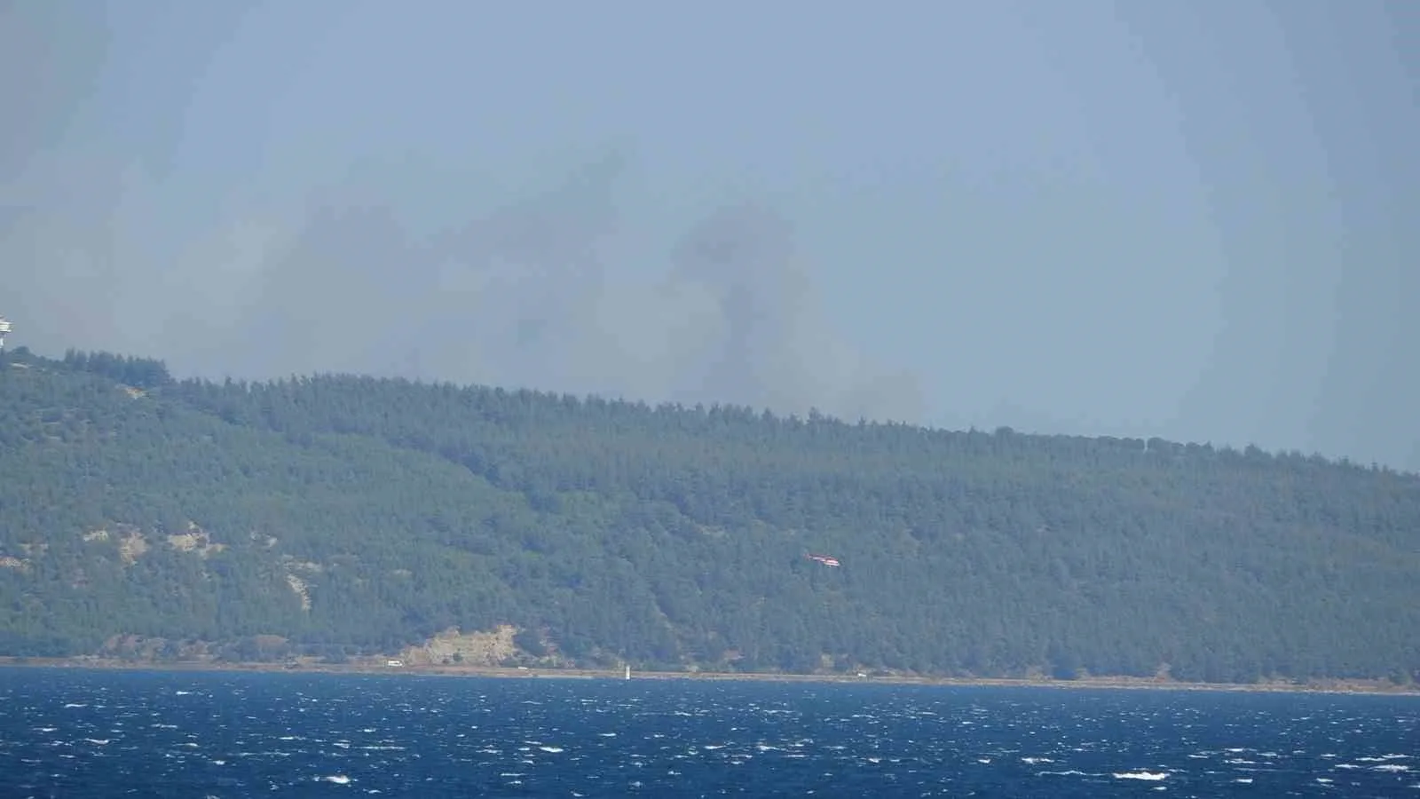 Çanakkale’de orman yangını