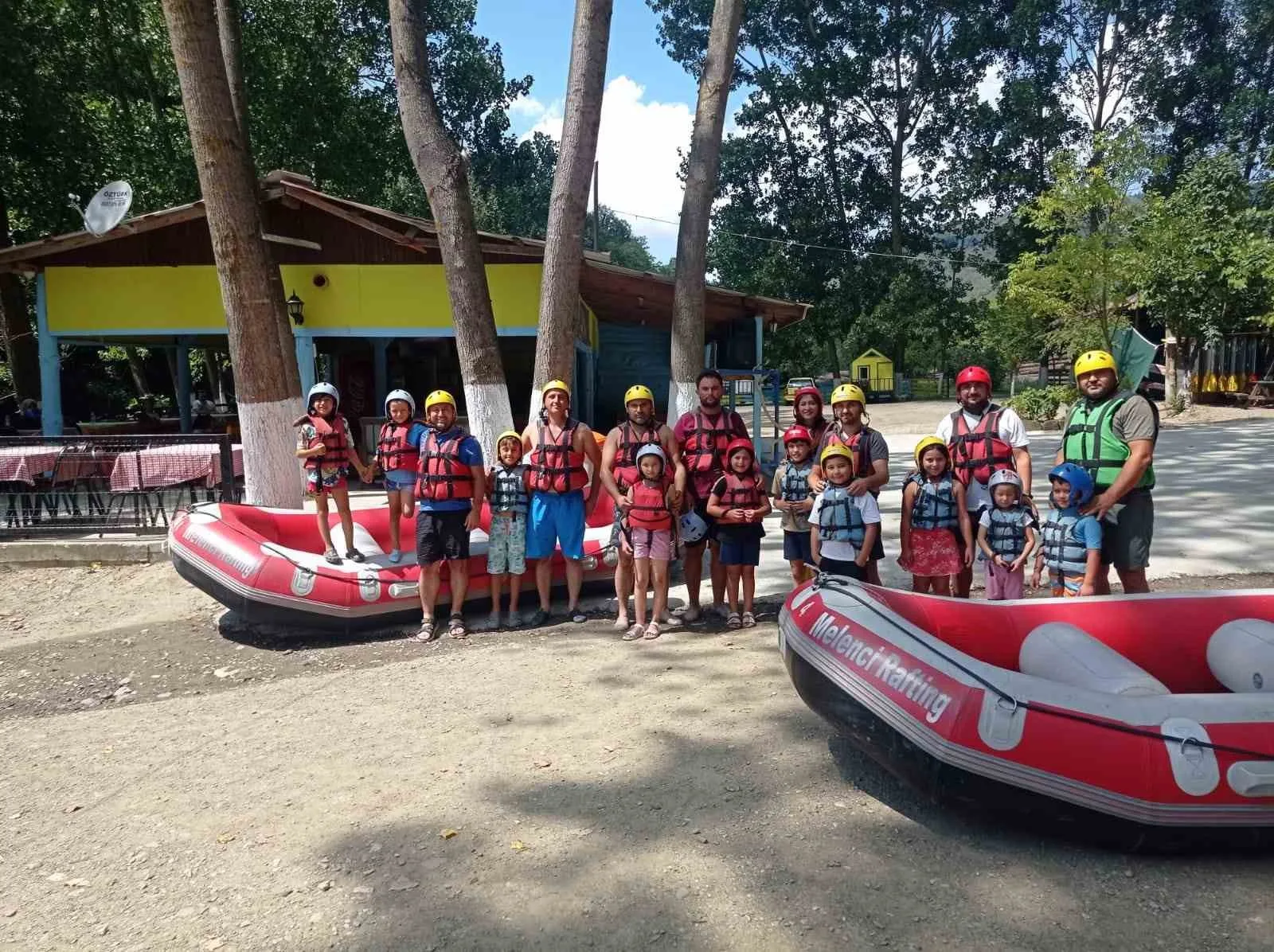 Çekilişi kazandılar rafting yaptılar