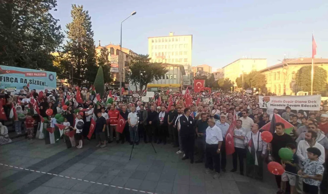 ÇORUM VE SUNGURLU’DA "İSRAİL'İ