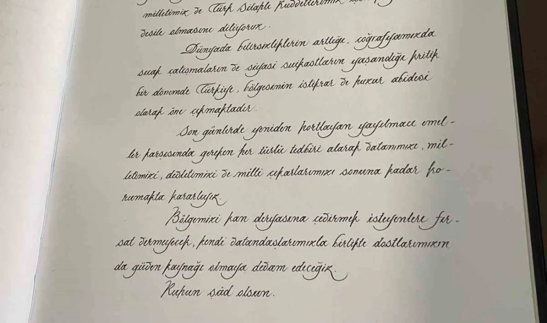 YÜKSEK ASKERÎ ŞÛRA (YAŞ) TOPLANTISI ÖNCESİ CUMHURBAŞKANI RECEP TAYYİP ERDOĞAN