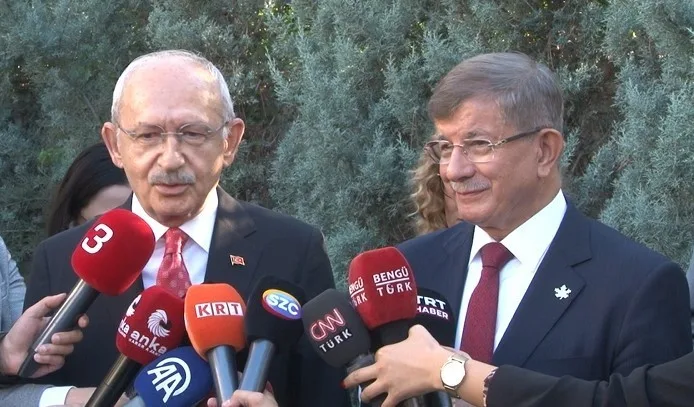 ELECEK PARTİSİ GENEL BAŞKANI AHMET DAVUTOĞLU, ESKİ CHP GENEL BAŞKANI