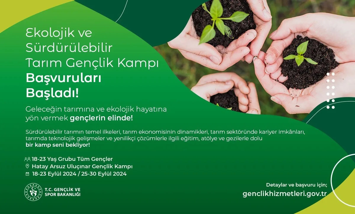 GENÇLİK VE SPOR BAKANLIĞI KOORDİNESİNDE YÜRÜTÜLEN EKOLOJİK VE SÜRDÜRÜLEBİLİR TARIM