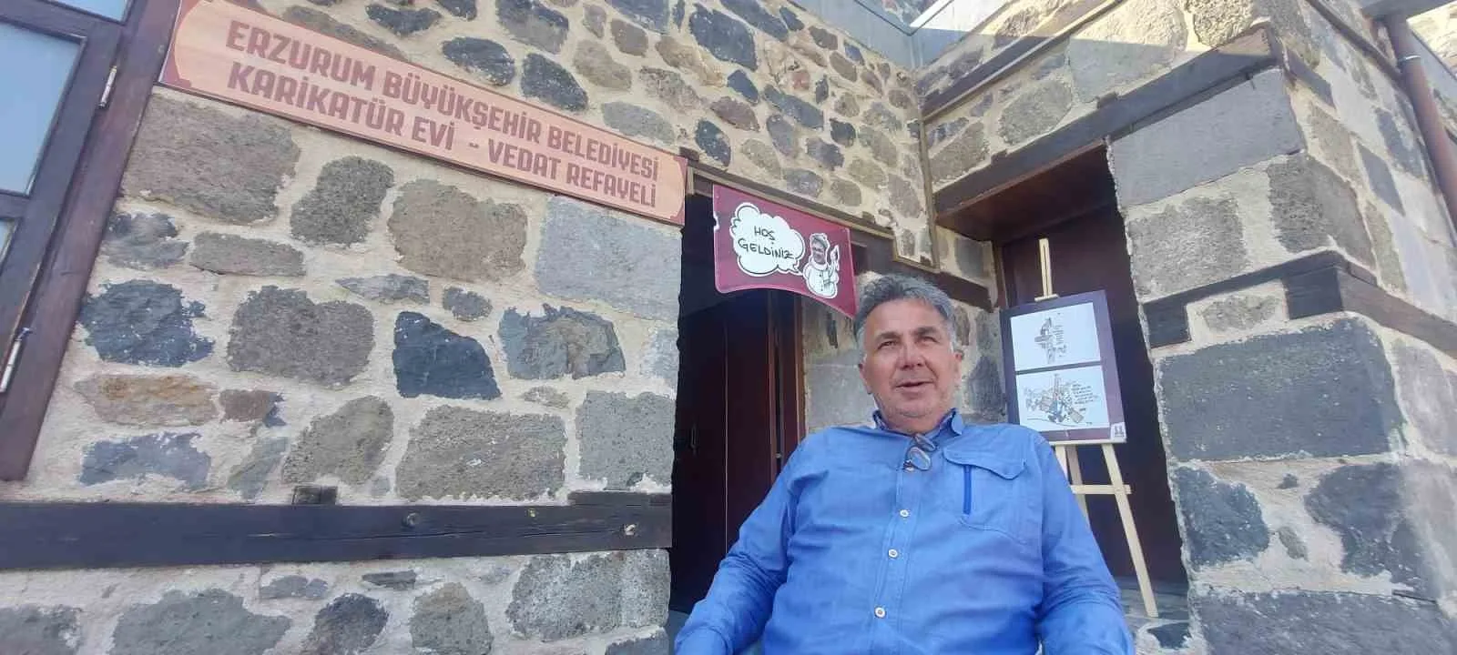 Erzurum’un ilk karikatür evi meraklılarını bekliyor