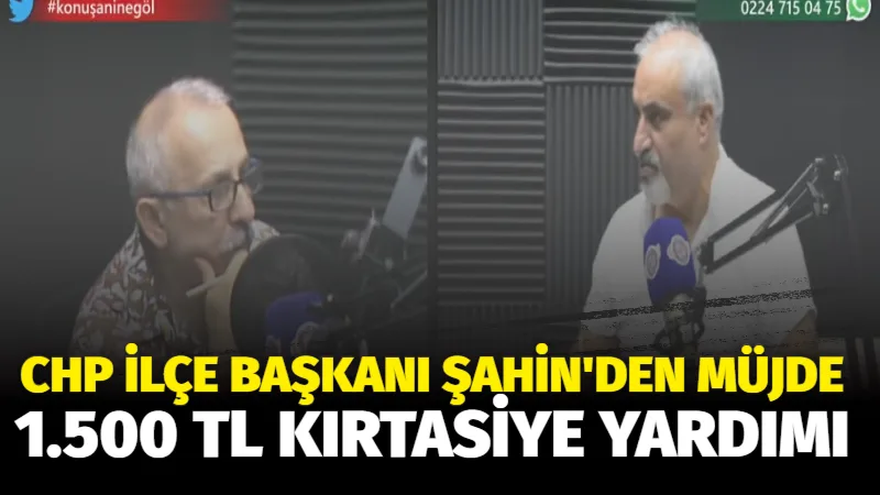 CHP İnegöl İlçe Başkanı Şahin’den Müjde: İnegöl’de Öğrencilere 1.500 TL’lik Kırtasiye Yardımı