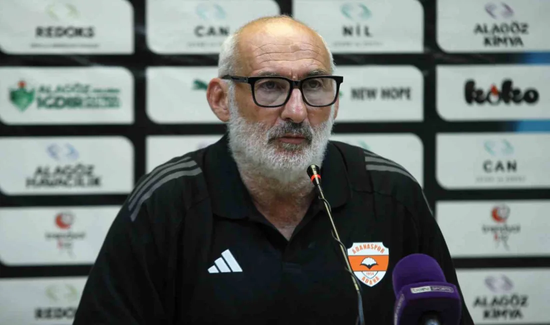 ADANASPOR TEKNİK DİREKTÖRÜ FRANCOİS CİCCOLİNİ, “İLK 20 DAKİKA İYİ BİR