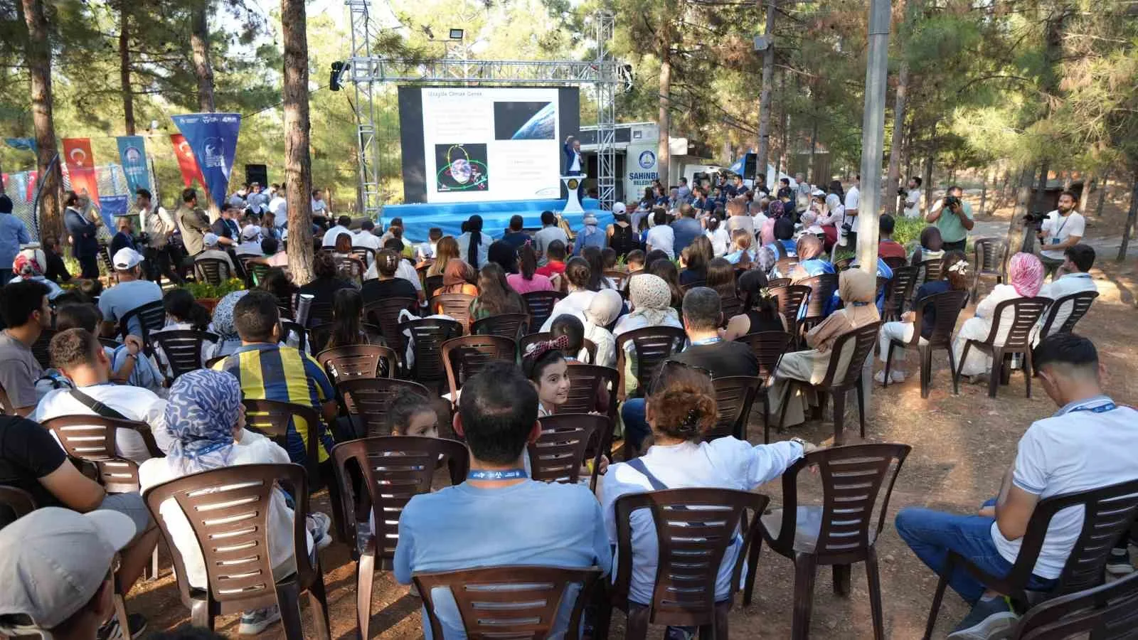 Gaziantep’te “Bilim Türkiye Yamaçtepe Gökyüzü Gözlem Şenliği” başladı