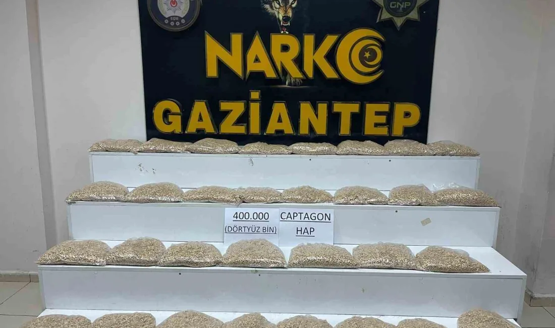 GAZİANTEP’TE UYUŞTURUCU OPERASYONLARINDA 207