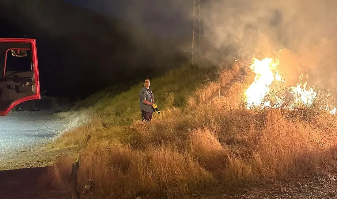 HAKKARİ BİÇER MAHALLESİNDE ÇIKAN