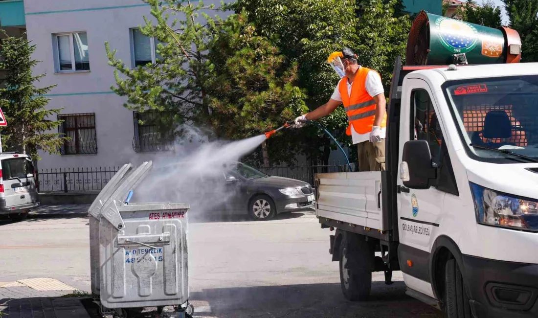 GÖLBAŞI BELEDİYESİ EKİPLERİ YAZ AYLARINDA ARTAN SİNEK POPÜLASYONUNU KONTROL ALTINA