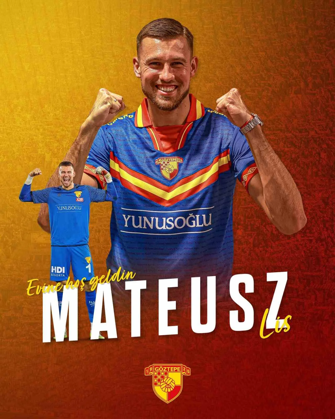 Göztepe, Mateusz Lis’i bonservisiyle transfer etti