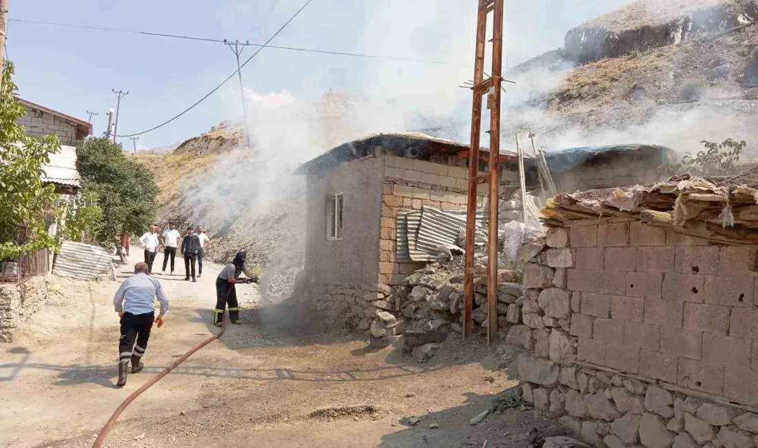 HAKKARİ’NİN BAĞLAR MAHALLESİNDE ÇIKAN