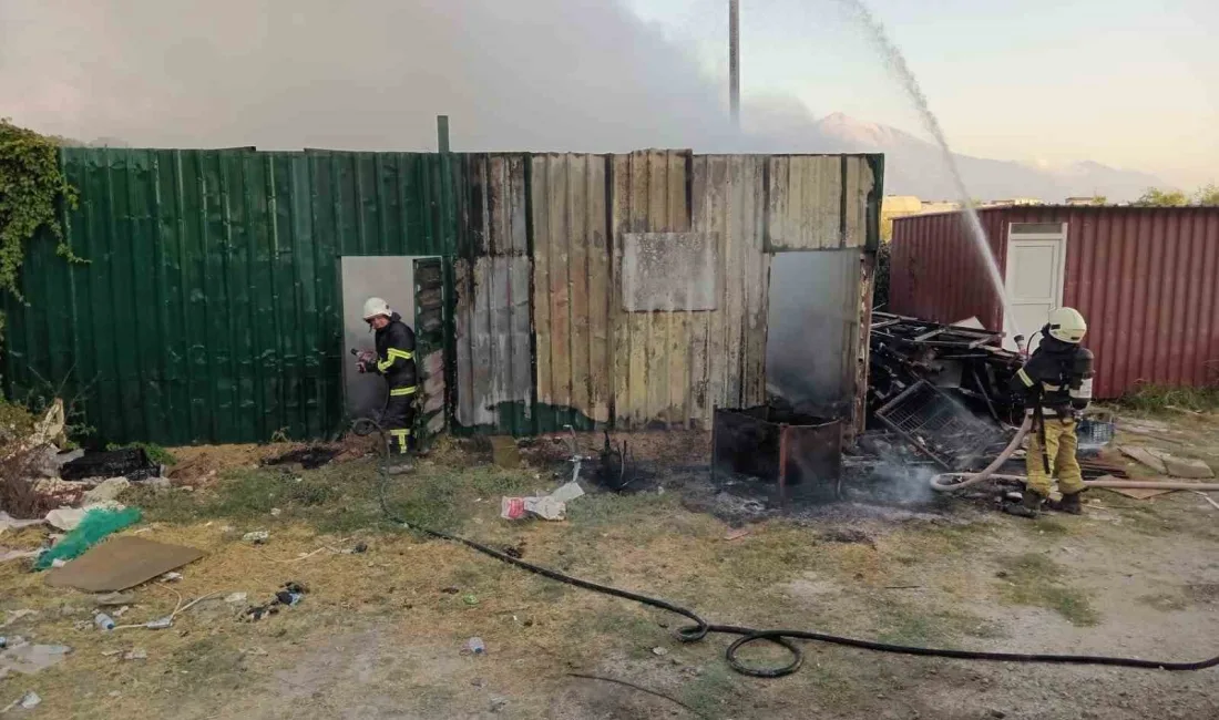 HATAY'IN SAMANDAĞ İLÇESİNDE DEPODA