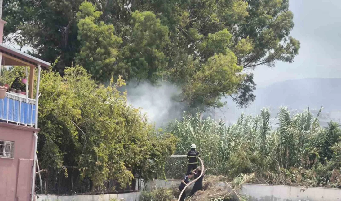 HATAY’DA ÇIKAN BAHÇE YANGINI