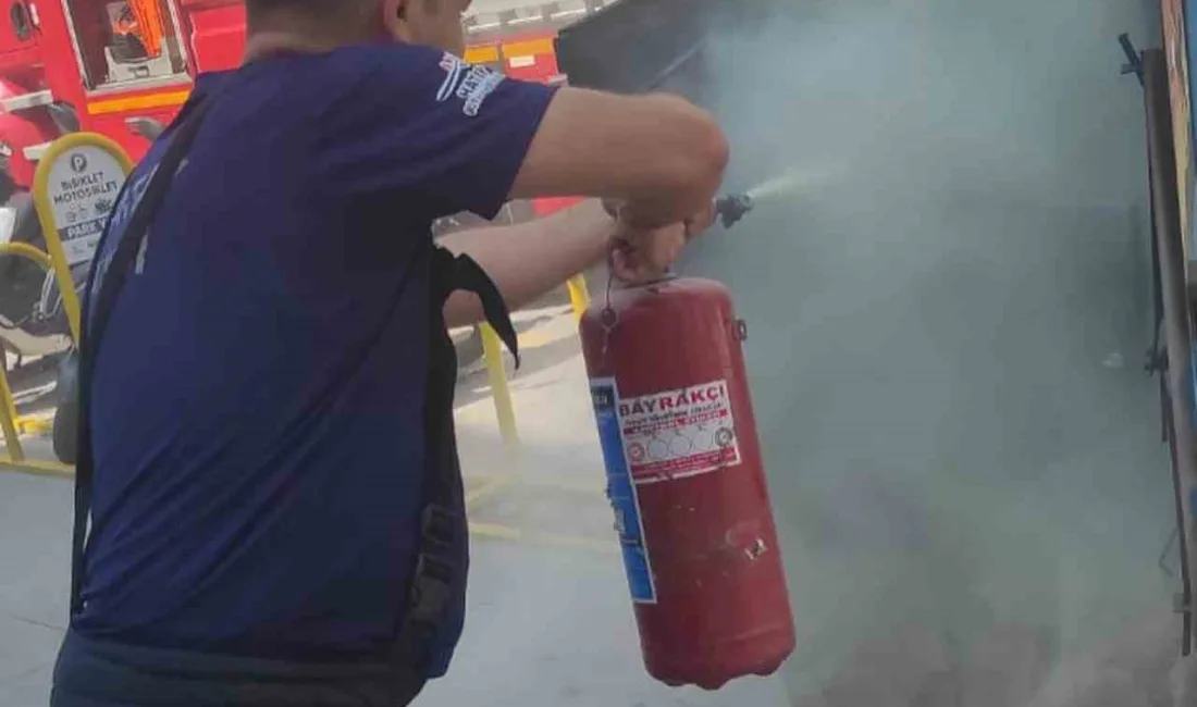 HATAY’DA TRAFODA ÇIKAN YANGIN