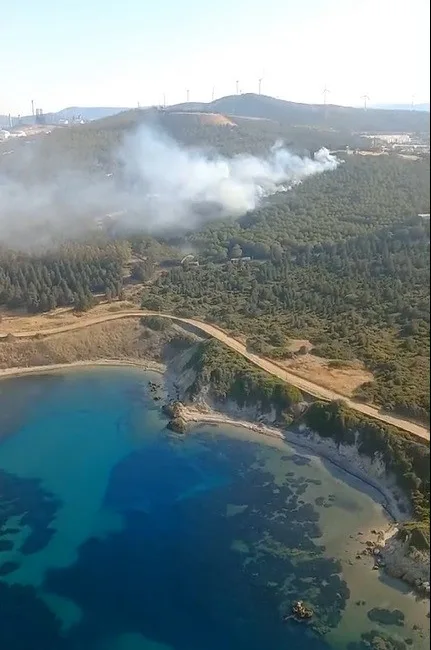 İZMİR’İN ALİAĞA’DA, TÜPRAŞ FABRİKASI