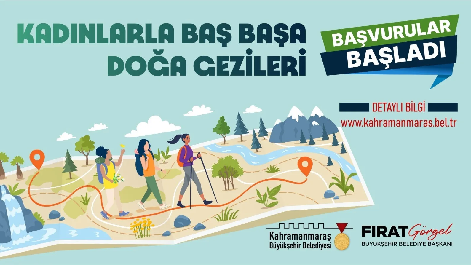 “Kadınlarla Baş Başa Doğa Gezileri”ne başvurular başladı