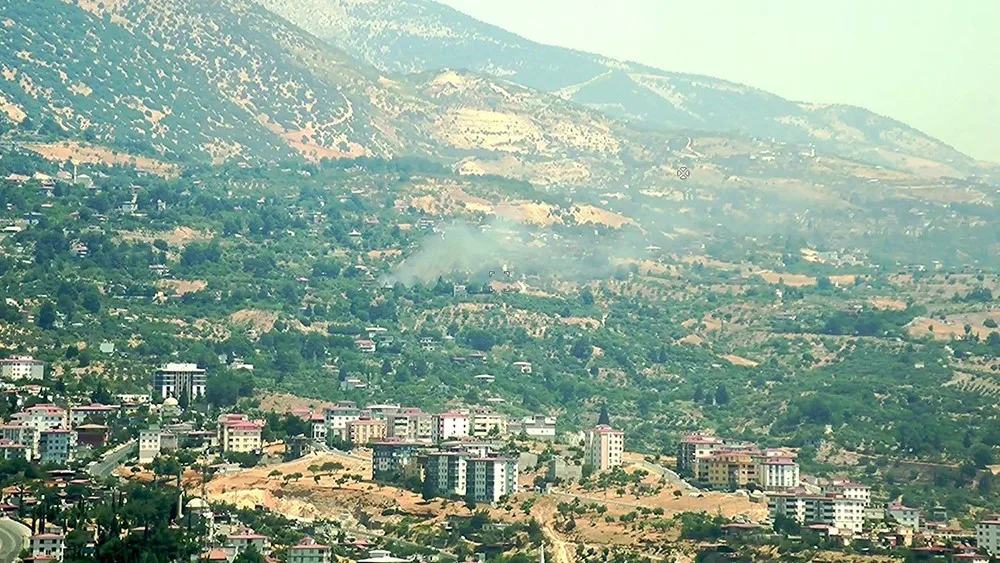 Kahramanmaraş’ta bahçe yangını