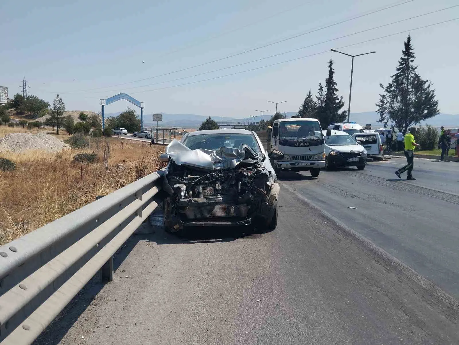 Kahramanmaraş’ta trafik kazası: 6 yaralı