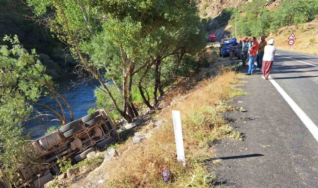 TUNCELİ’DE DEVRİLEN ARACIN SÜRÜCÜSÜ