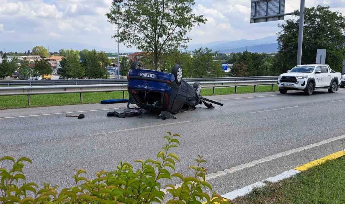 SAKARYA’NIN SERDİVAN İLÇESİNDE SÜRÜCÜSÜNÜN