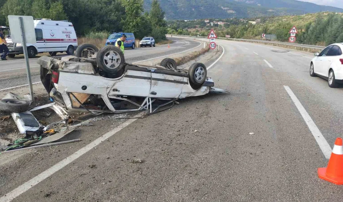 KARABÜK'ÜN SAFRANBOLU İLÇESİNDE SÜRÜCÜSÜNÜN