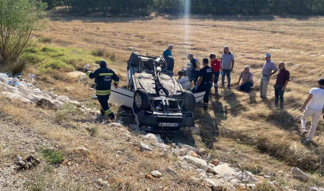 KONYA’NIN BEYŞEHİR İLÇESİNDE OTOMOBİLİN